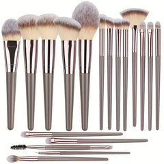 Professional Makeup Brush Set – Soft Fluffy Bristles, Foundation, Eyeshadow & Blending Brushes