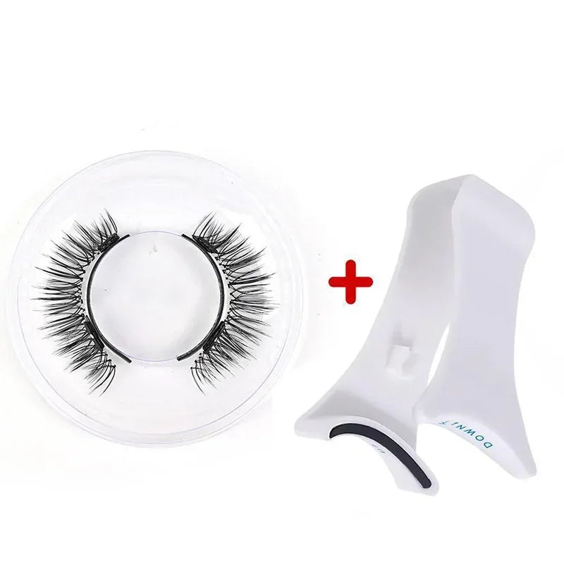 Magnetic False Eyelashes – 3D Mink, No Glue, Natural Look, Reusable with Tweezers – 7 Styles