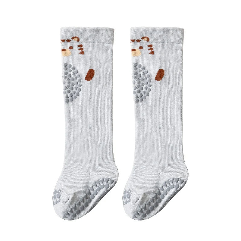 Baby Non-Slip Floor Socks with Knee & Elbow Pads – Crawling Protection, Breathable, 0-3 Years
