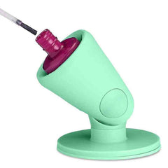 Silicone Nail Polish Holder – Anti-Spill Stand, Perfect Tilt Angle for Easy Manicure Application