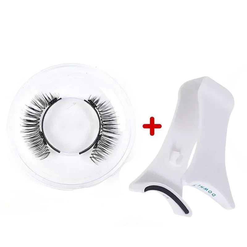 Magnetic False Eyelashes – 3D Mink, No Glue, Natural Look, Reusable with Tweezers – 7 Styles