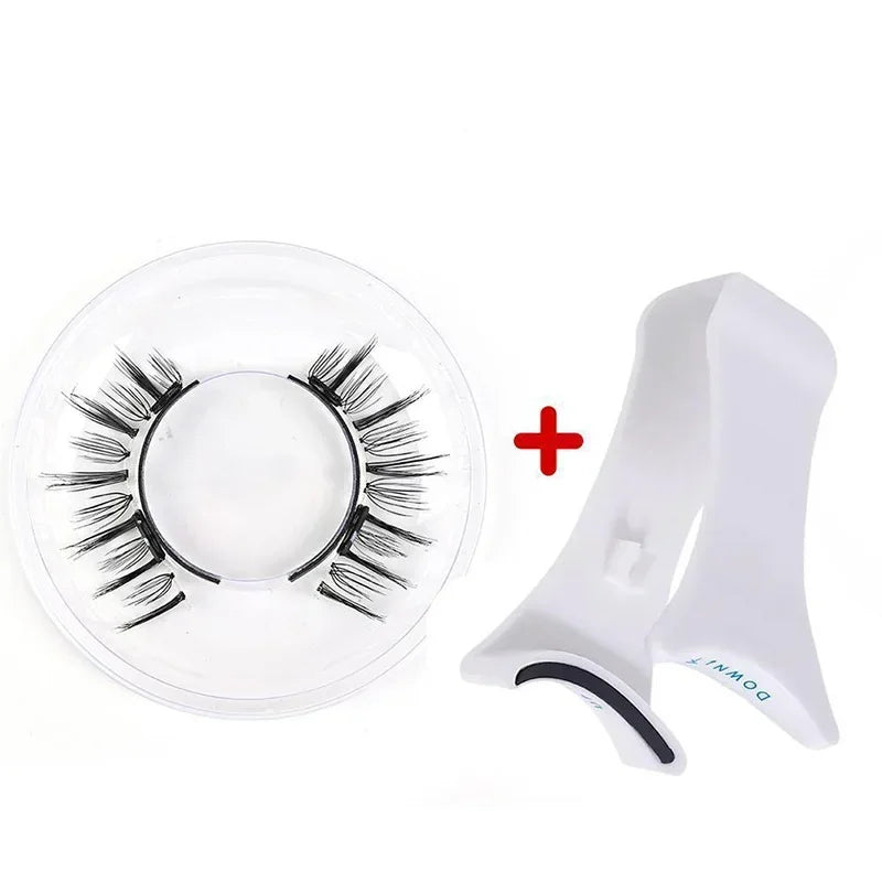 Magnetic False Eyelashes – 3D Mink, No Glue, Natural Look, Reusable with Tweezers – 7 Styles