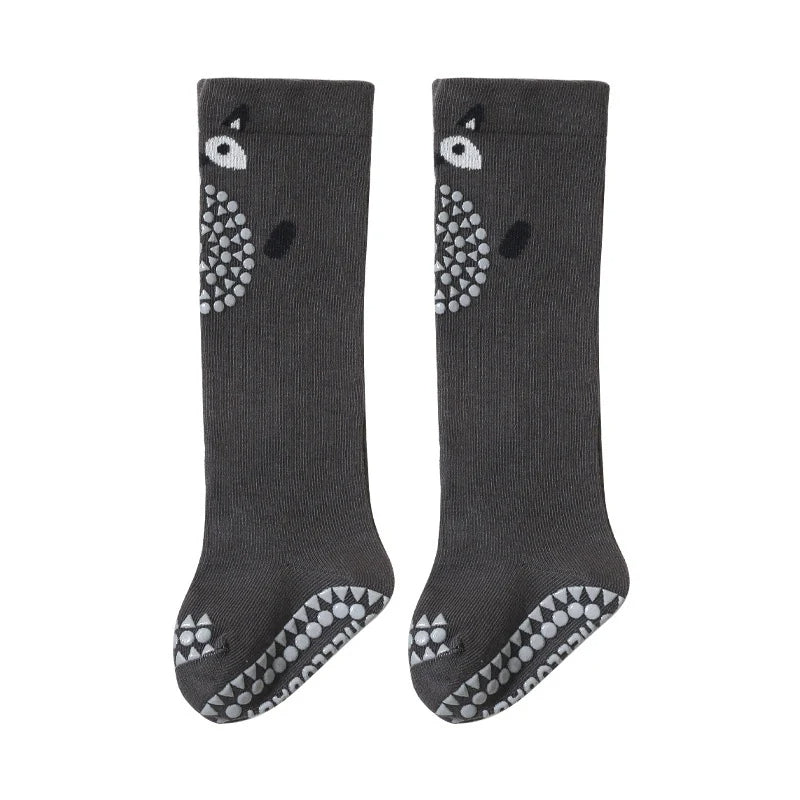 Baby Non-Slip Floor Socks with Knee & Elbow Pads – Crawling Protection, Breathable, 0-3 Years