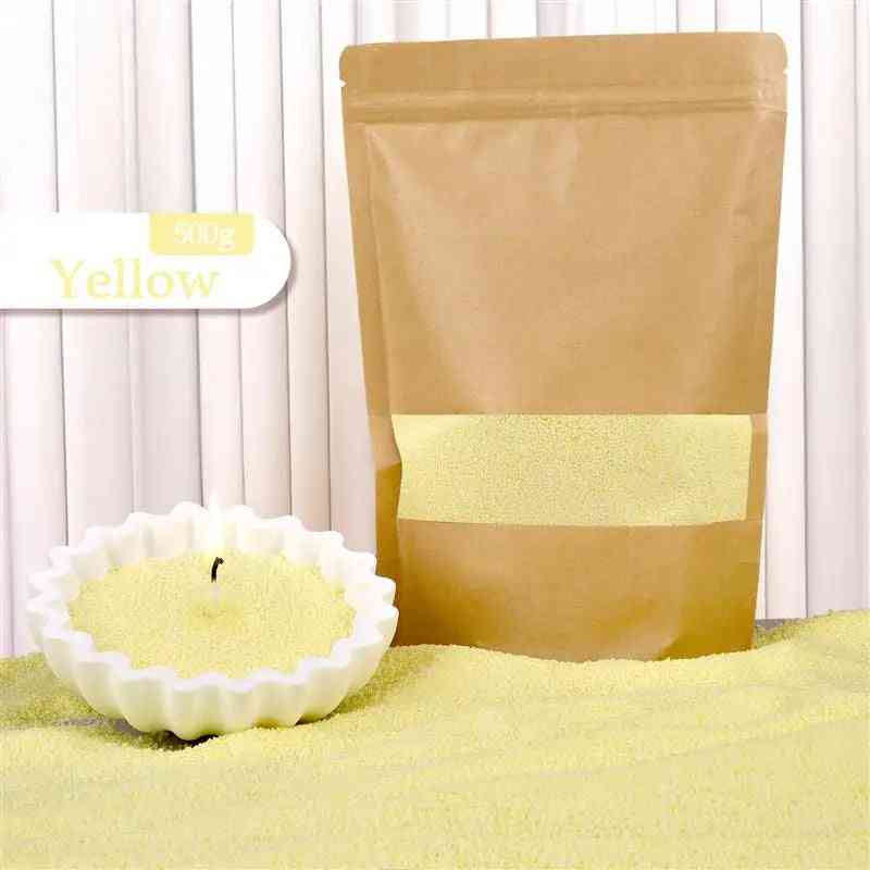 Colorful granular pearl candle wax by Global Prime Essential, 16 vibrant colors for DIY candle making, smoke-free and clean burning.