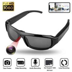 1080P HD Camera Sunglasses – 120° Wide Angle, 2-Hour Recording, Hands-Free POV Camera