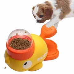 Interactive Dog Treat Dispenser – Press-to-Release, Slow Feeder, Eco-Friendly ABS, 3–50kg Dogs