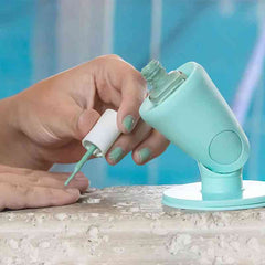 Silicone Nail Polish Holder – Anti-Spill Stand, Perfect Tilt Angle for Easy Manicure Application
