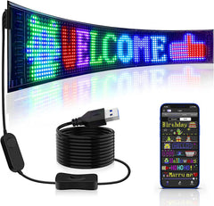Flexible Car LED Panel by Global Prime Essential showing illuminated LED surface with flexible design for automotive lighting.