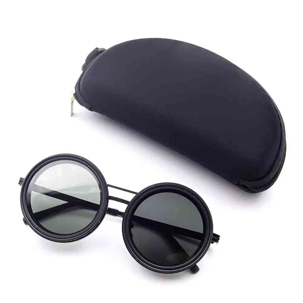Adjustable Dimming Polarized Sunglasses – ND9 Handmade, UV400, Glare-Free for Men & Women