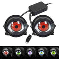 Dynamic LED Eye Headlights – 6 Remote-Controlled Light Patterns, Waterproof, Universal Fit