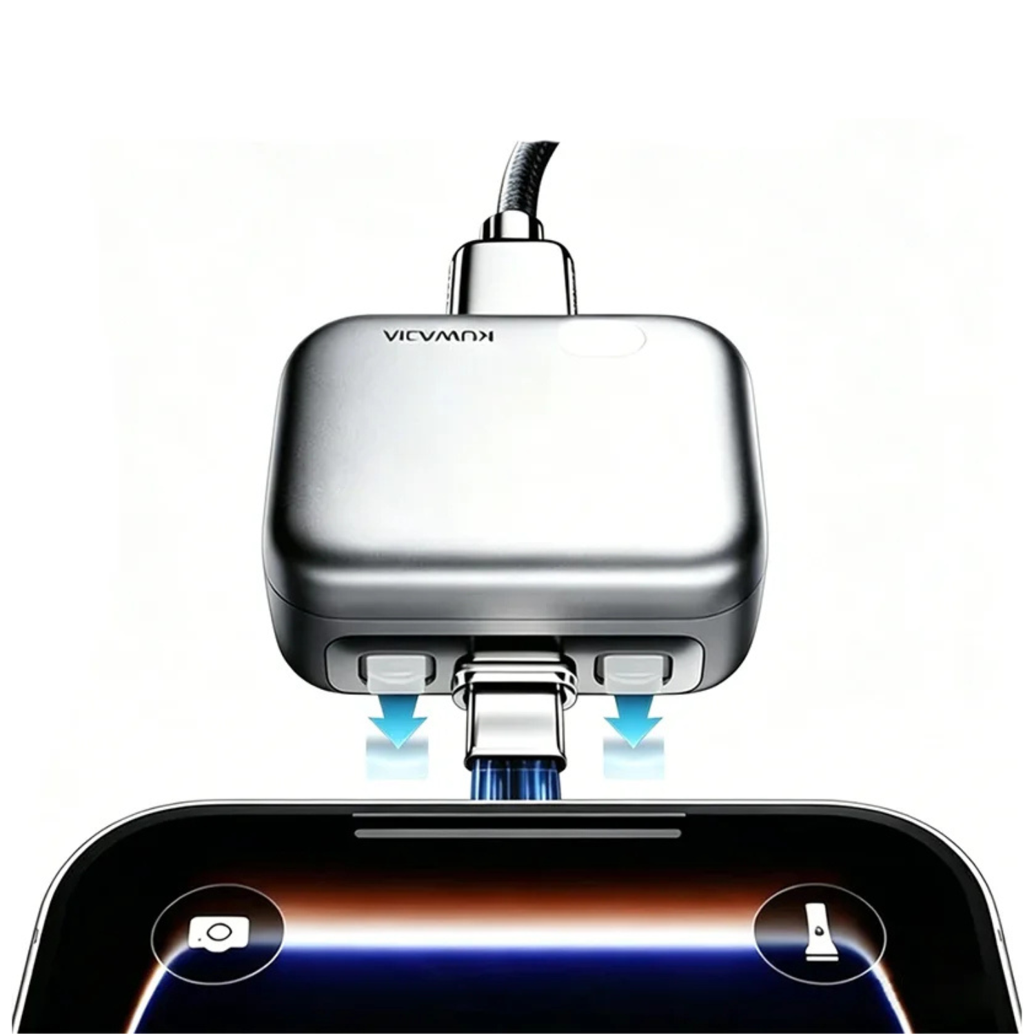 KUWAJIA KH-51 Auto Disconnect USB-C Charger Adapter – Overcharge Protection, Battery Saver