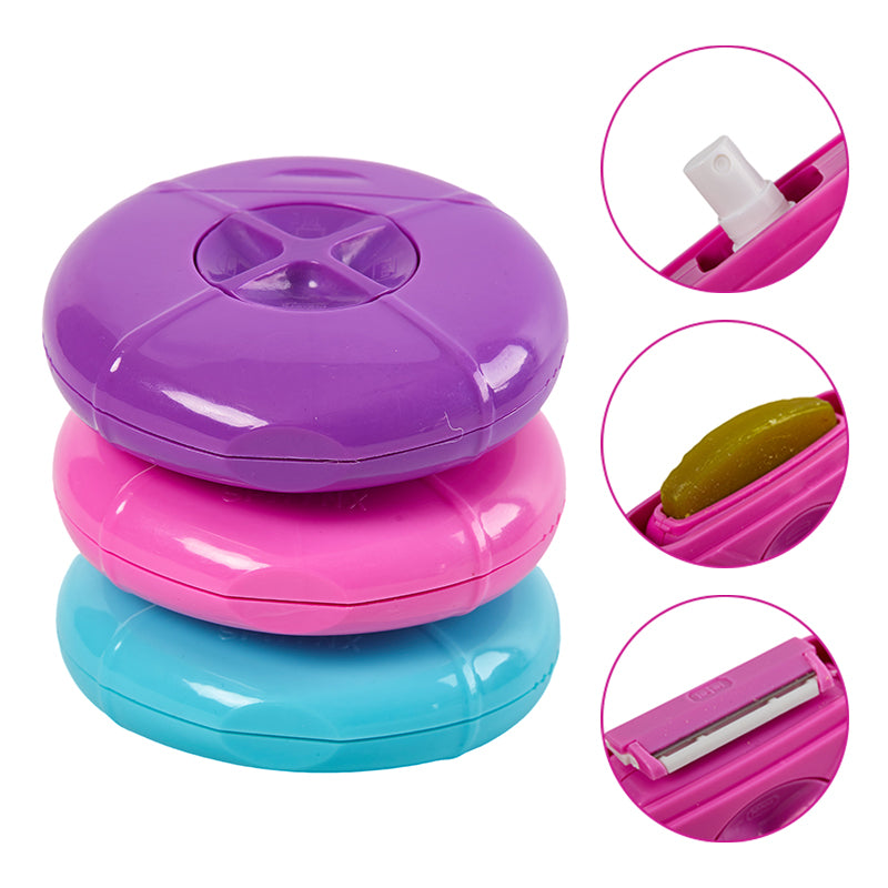3-in-1 Portable Women’s Razor Kit – Triple Blade, Refillable Water Spray & Moisturizing Bar