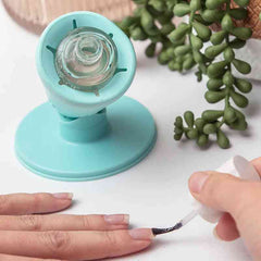 Silicone Nail Polish Holder – Anti-Spill Stand, Perfect Tilt Angle for Easy Manicure Application