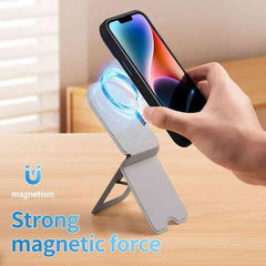 MagSafe Magnetic Phone Stand for iPhone 12-15 – Foldable, Hands-Free Desk Holder