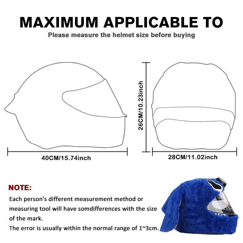 Motorcycle Helmet Cover – Full-Face & Cross Helmet, Scratch Protection, 20 Unique Designs