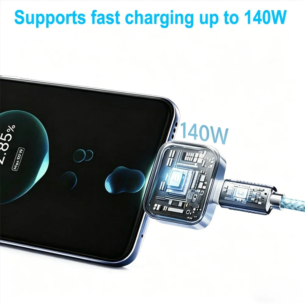 KUWAJIA KH-51 Auto Disconnect USB-C Charger Adapter – Overcharge Protection, Battery Saver