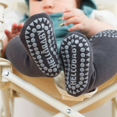 Baby Non-Slip Floor Socks with Knee & Elbow Pads – Crawling Protection, Breathable, 0-3 Years