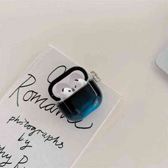 Luminous Quicksand AirPods case by Global Prime Essential, glow-in-the-dark shimmering hard shell cover for AirPods 2, 3, 4, and Pro