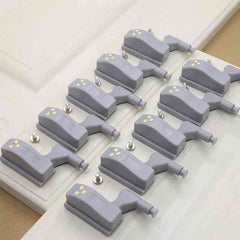 LED Cabinet Hinge Lights – Auto On/Off, 10-Pack, Warm & Cool White, No Wiring Needed
