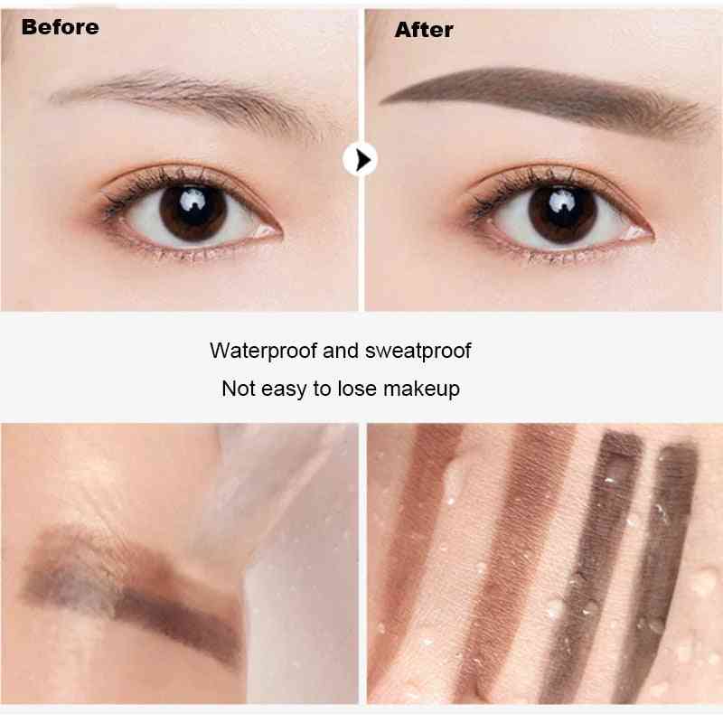 Eyebrow Powder Stamp Tint & Stencil Kit – Waterproof, Long-Lasting, Natural Brow Shaping