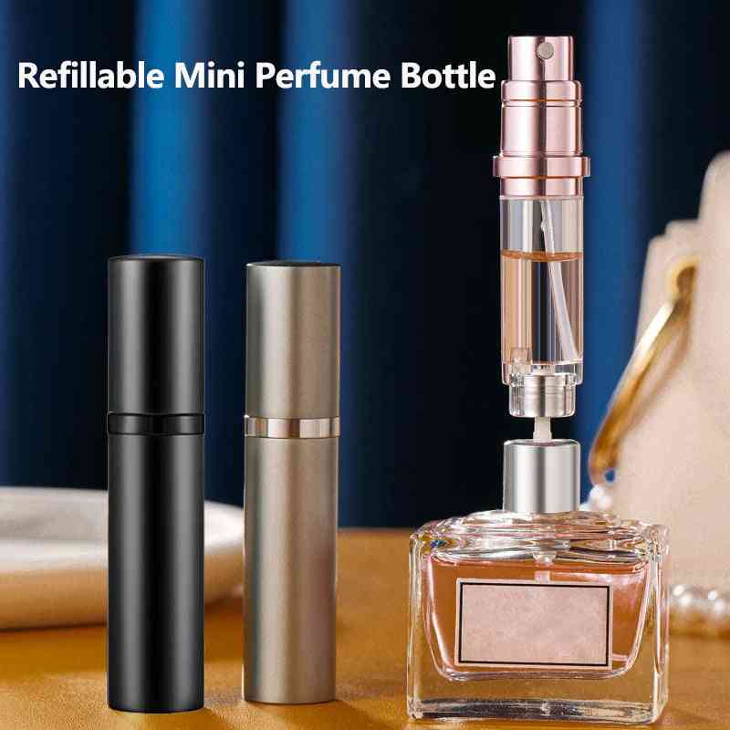 5ml Mini Perfume Spray Dispenser – Refillable, Leak-Proof Atomizer, TSA-Friendly Travel Bottle