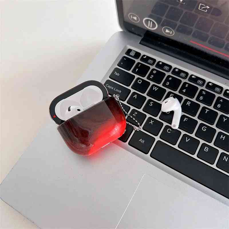 Luminous Quicksand AirPods case by Global Prime Essential, glow-in-the-dark shimmering hard shell cover for AirPods 2, 3, 4, and Pro.