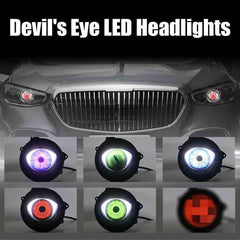 Dynamic LED Eye Headlights – 6 Remote-Controlled Light Patterns, Waterproof, Universal Fit