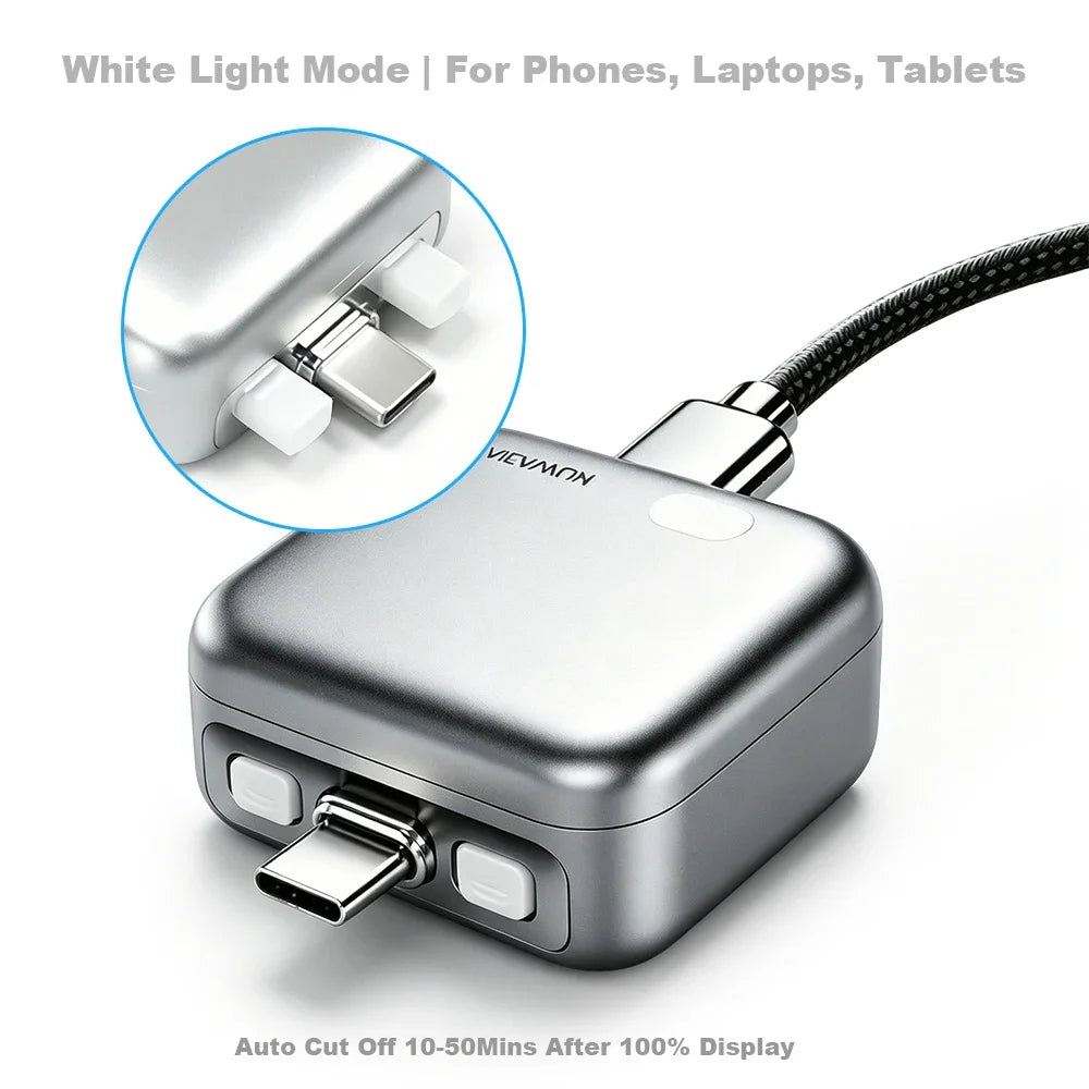 KUWAJIA KH-51 Auto Disconnect USB-C Charger Adapter – Overcharge Protection, Battery Saver
