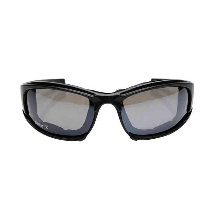 Tactical Photochromic Polarized Sunglasses – 5 Interchangeable Lenses, UV400 & TR90 Frame