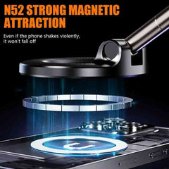 Global Prime Essential magnetic phone holder with MagSafe compatibility, 360° adjustable mount on multiple surfaces.