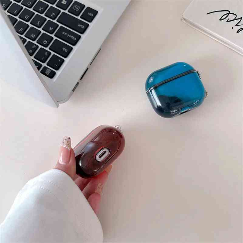 Luminous Quicksand AirPods case by Global Prime Essential with glow-in-the-dark shimmering hard shell for AirPods 2, 3, 4, and Pro