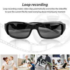 1080P HD Camera Sunglasses – 120° Wide Angle, 2-Hour Recording, Hands-Free POV Camera