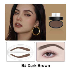 Eyebrow Powder Stamp Tint & Stencil Kit – Waterproof, Long-Lasting, Natural Brow Shaping