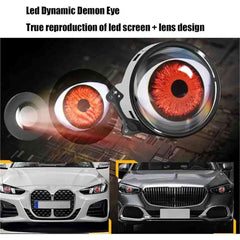 Dynamic LED Eye Headlights – 6 Remote-Controlled Light Patterns, Waterproof, Universal Fit