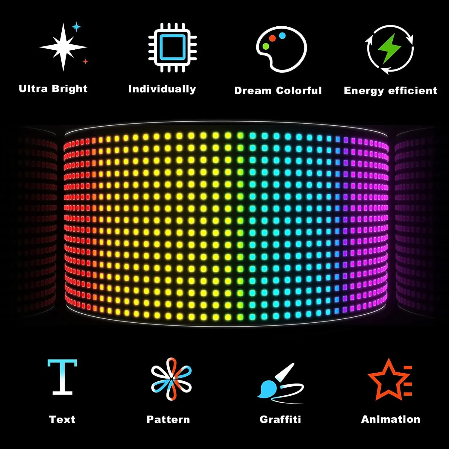 Flexible Car LED Panel by Global Prime Essential, showing the slim, bendable LED light panel suitable for vehicle interior lighting.