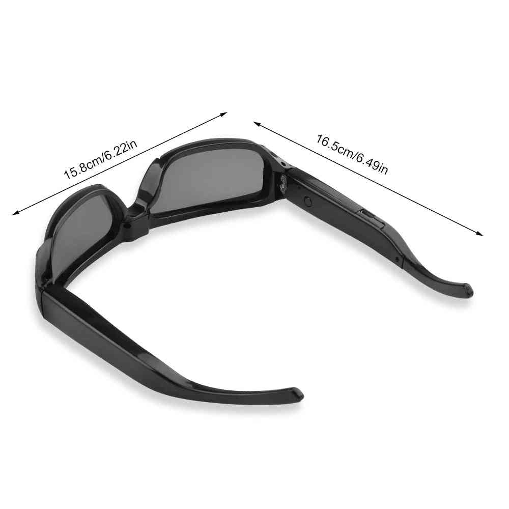 1080P HD Camera Sunglasses – 120° Wide Angle, 2-Hour Recording, Hands-Free POV Camera
