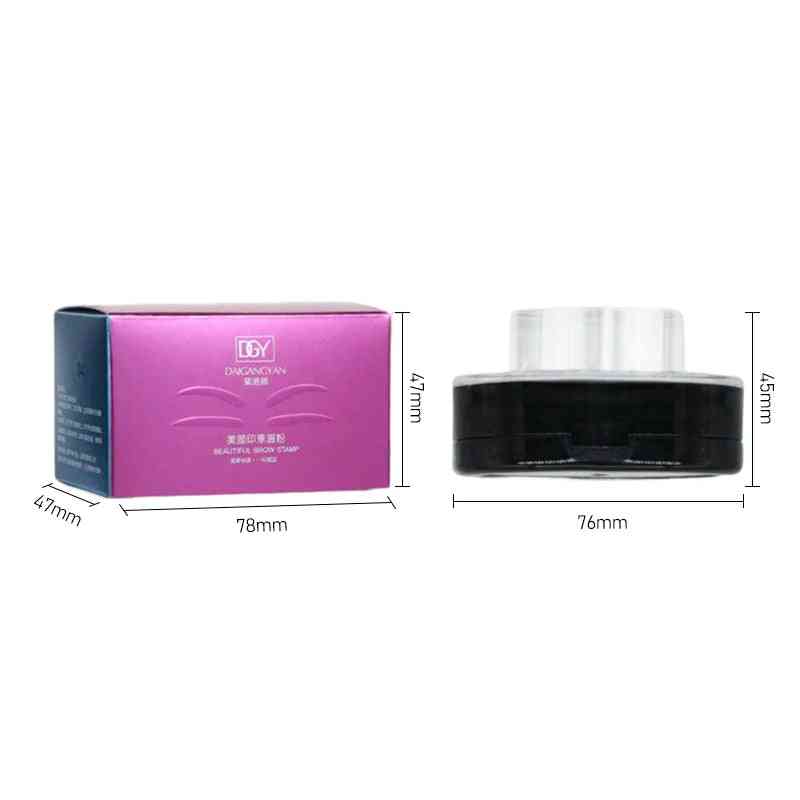 Eyebrow Powder Stamp Tint & Stencil Kit – Waterproof, Long-Lasting, Natural Brow Shaping