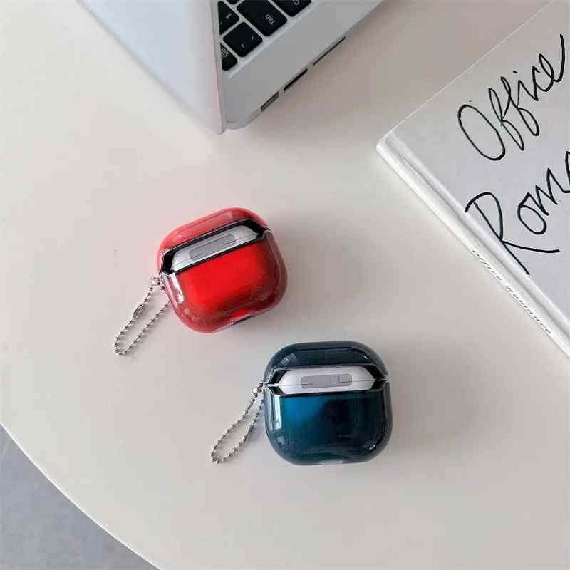 Luminous Quicksand AirPods case by Global Prime Essential, glow-in-the-dark shimmering hard shell cover for AirPods 2, 3, 4, and Pro.