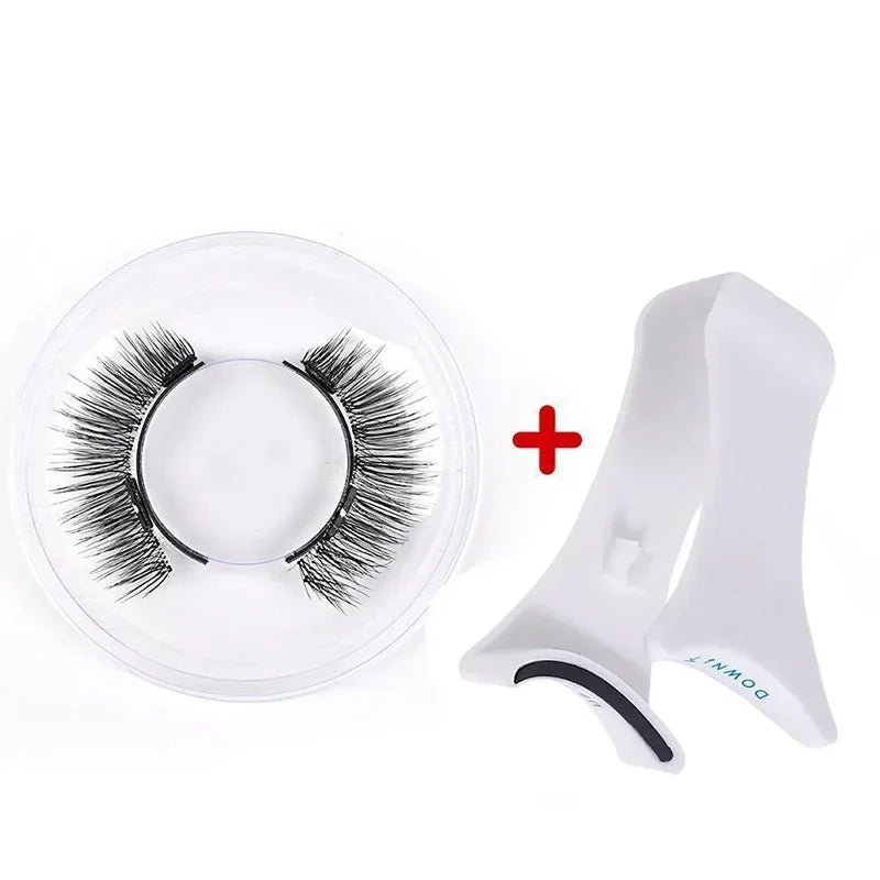 Magnetic False Eyelashes – 3D Mink, No Glue, Natural Look, Reusable with Tweezers – 7 Styles