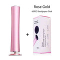 Global Prime Essential rechargeable electric pedicure file with 360° rotating head, 60 disks, USB-C charging, and callus remover.