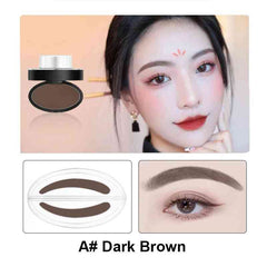Eyebrow Powder Stamp Tint & Stencil Kit – Waterproof, Long-Lasting, Natural Brow Shaping