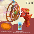 Dinosaur Bubble Gun for Kids – Bubbles Inside Bubbles, One-Button, Safe ABS, 3 Colors