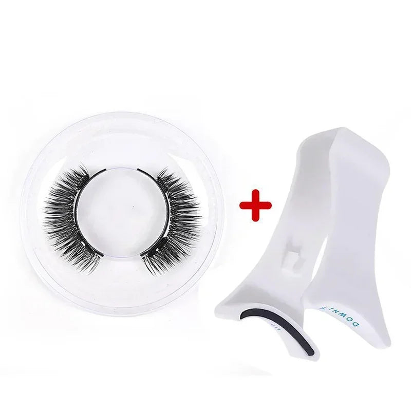 Magnetic False Eyelashes – 3D Mink, No Glue, Natural Look, Reusable with Tweezers – 7 Styles