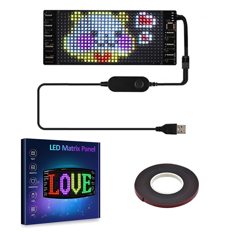 Flexible Car LED Panel by Global Prime Essential, showcasing a sleek, bendable LED lighting panel for vehicle interior or exterior use.