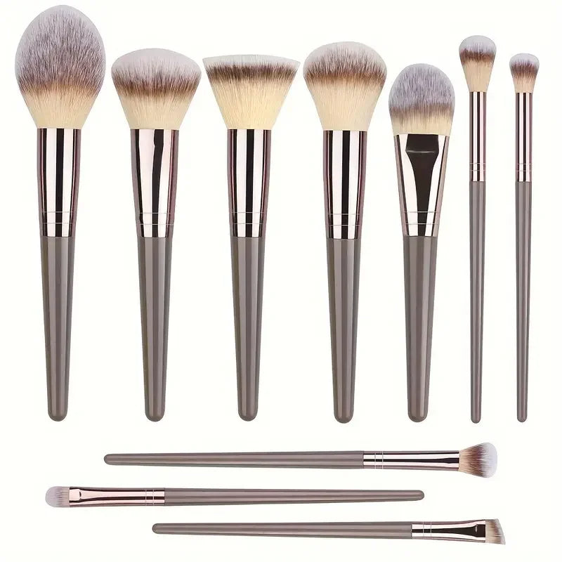Professional Makeup Brush Set – Soft Fluffy Bristles, Foundation, Eyeshadow & Blending Brushes