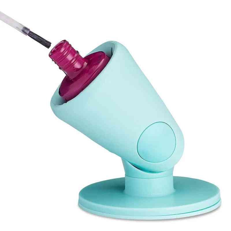 Silicone Nail Polish Holder – Anti-Spill Stand, Perfect Tilt Angle for Easy Manicure Application