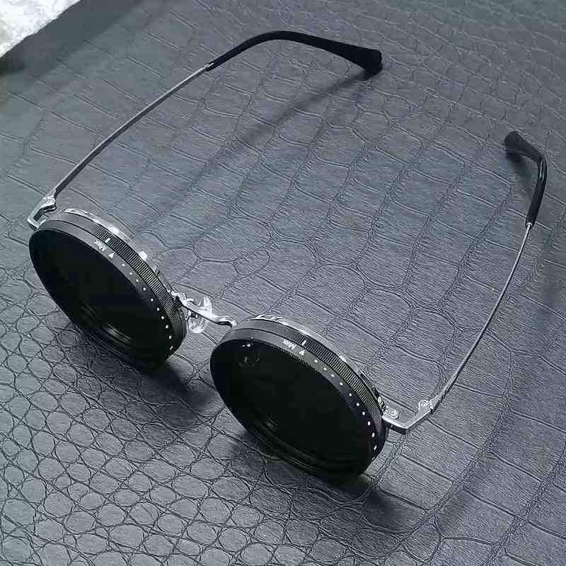 Adjustable Dimming Polarized Sunglasses – ND9 Handmade, UV400, Glare-Free for Men & Women