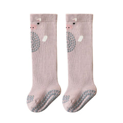 Baby Non-Slip Floor Socks with Knee & Elbow Pads – Crawling Protection, Breathable, 0-3 Years