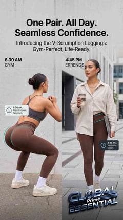 Women’s Seamless High Waist Sports Leggings – V-Fold Back, Peach Hip-Lift, Yoga & Gym Pants