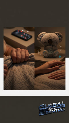 Global Prime Essential Breathing Koala stress relief toy with soft fabric and calming design for relaxation and better sleep.